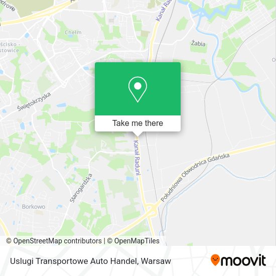 Uslugi Transportowe Auto Handel map