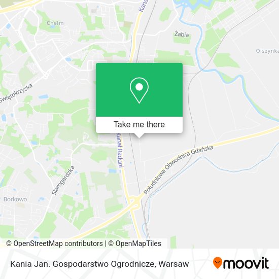 Kania Jan. Gospodarstwo Ogrodnicze map