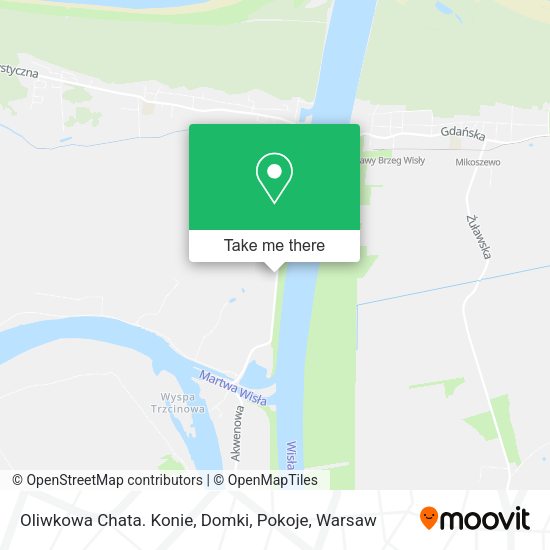 Oliwkowa Chata. Konie, Domki, Pokoje map