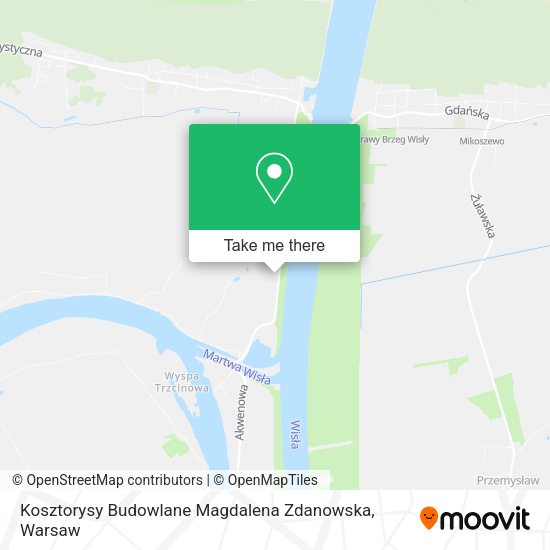 Kosztorysy Budowlane Magdalena Zdanowska map