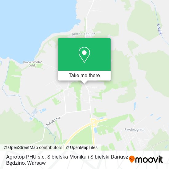 Agrotop PHU s.c. Sibielska Monika i Sibielski Dariusz Będzino map