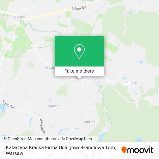 Katarzyna Kraska Firma Usługowo-Handlowa Tom map