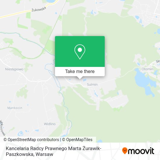 Kancelaria Radcy Prawnego Marta Żurawik-Paszkowska map