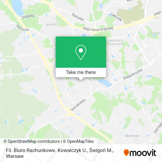 Fil. Biuro Rachunkowe. Kowalczyk U., Świgoń M. map