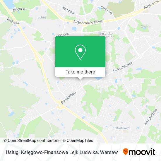 Usługi Księgowo-Finansowe Lejk Ludwika map