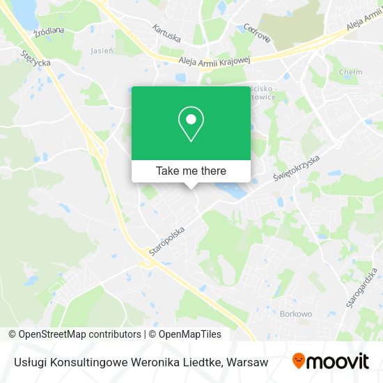 Usługi Konsultingowe Weronika Liedtke map