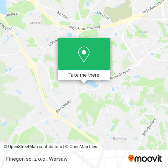 Карта Finegon sp. z o.o.