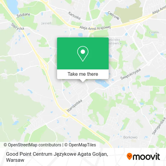 Карта Good Point Centrum Językowe Agata Goljan