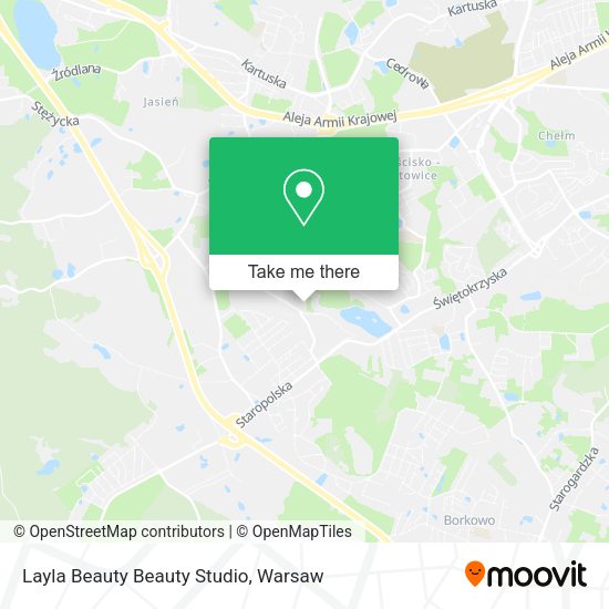 Layla Beauty Beauty Studio map