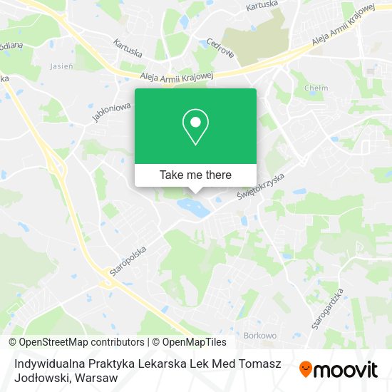 Indywidualna Praktyka Lekarska Lek Med Tomasz Jodłowski map