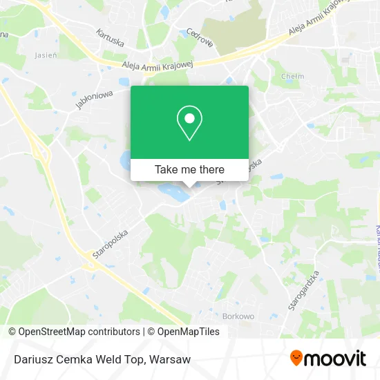 Dariusz Cemka Weld Top map