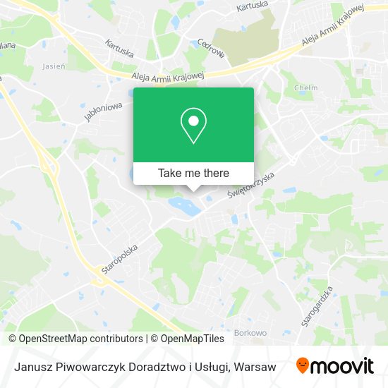 Janusz Piwowarczyk Doradztwo i Usługi map