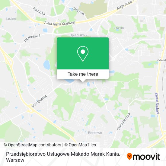 Przedsiębiorstwo Usługowe Makado Marek Kania map