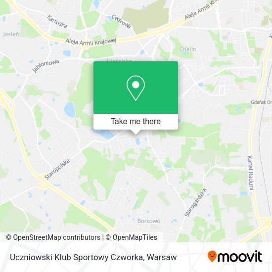 Uczniowski Klub Sportowy Czworka map