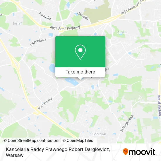 Карта Kancelaria Radcy Prawnego Robert Dargiewicz
