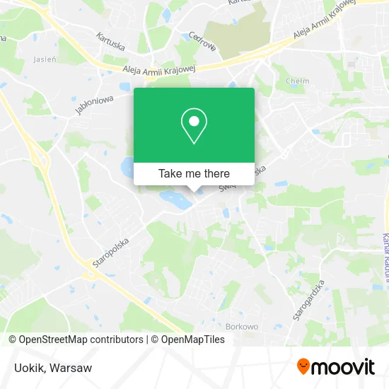 Uokik map