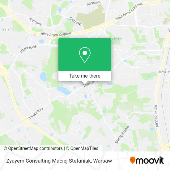 Карта Zyayem Consulting Maciej Stefaniak