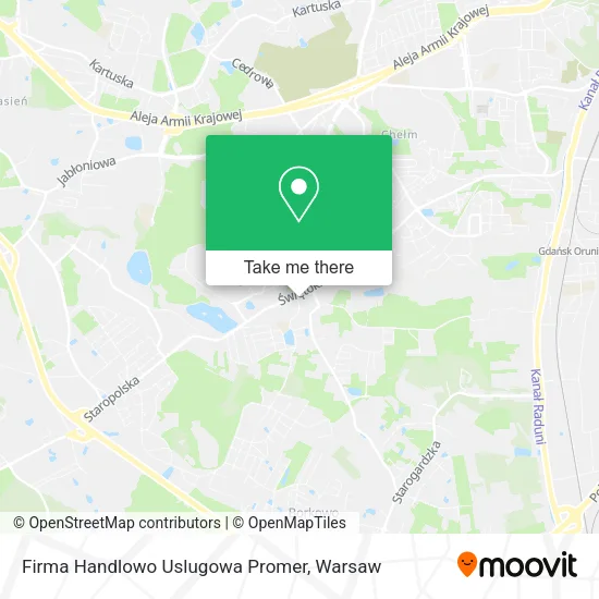 Карта Firma Handlowo Uslugowa Promer