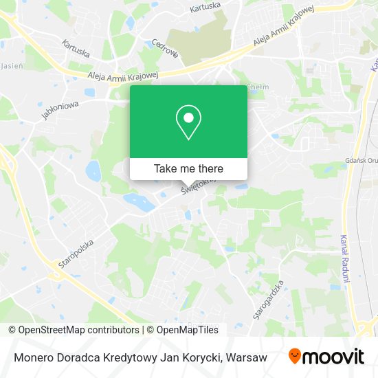 Monero Doradca Kredytowy Jan Korycki map