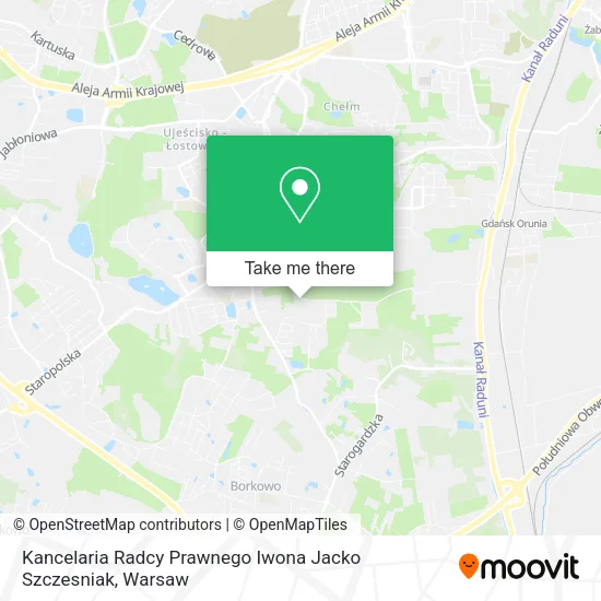Карта Kancelaria Radcy Prawnego Iwona Jacko Szczesniak
