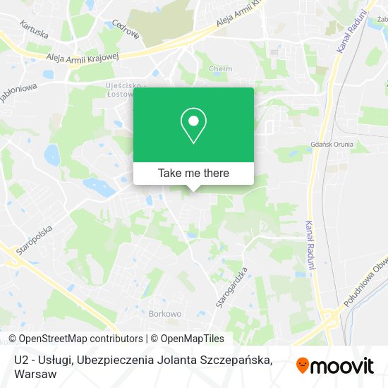 U2 - Usługi, Ubezpieczenia Jolanta Szczepańska map