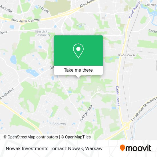 Nowak Investments Tomasz Nowak map