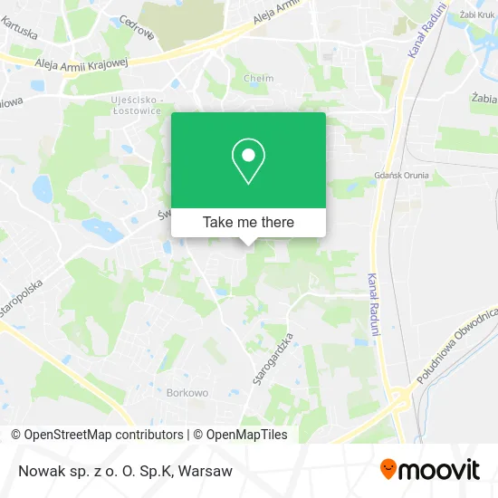 Карта Nowak sp. z o. O. Sp.K