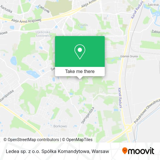 Ledea sp. z o.o. Spółka Komandytowa map