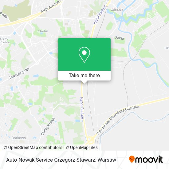 Auto-Nowak Service Grzegorz Stawarz map