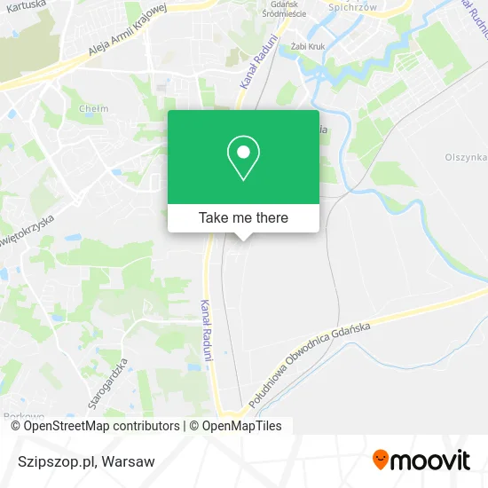 Карта Szipszop.pl
