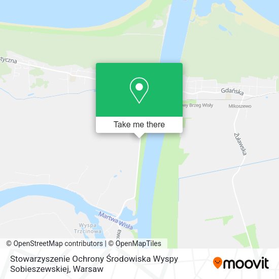 Stowarzyszenie Ochrony Środowiska Wyspy Sobieszewskiej map