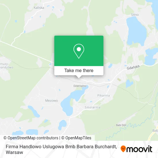 Карта Firma Handlowo Uslugowa Bmb Barbara Burchardt