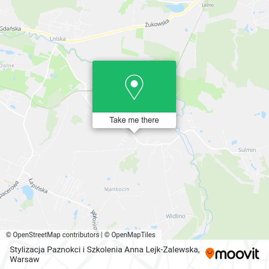 Stylizacja Paznokci i Szkolenia Anna Lejk-Zalewska map