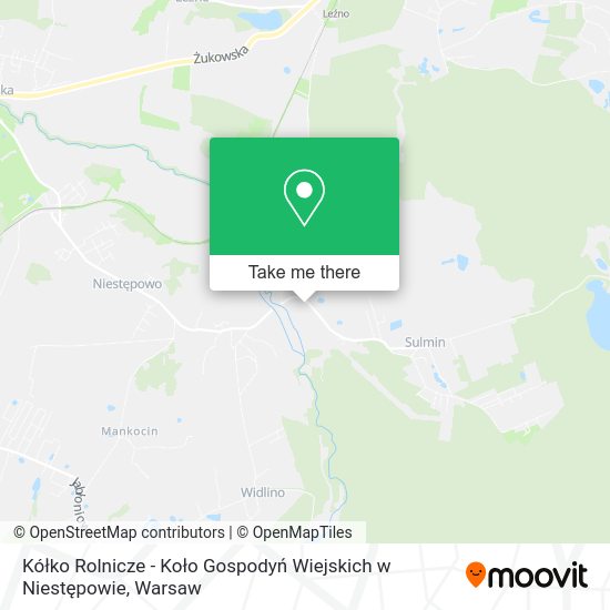 Kółko Rolnicze - Koło Gospodyń Wiejskich w Niestępowie map