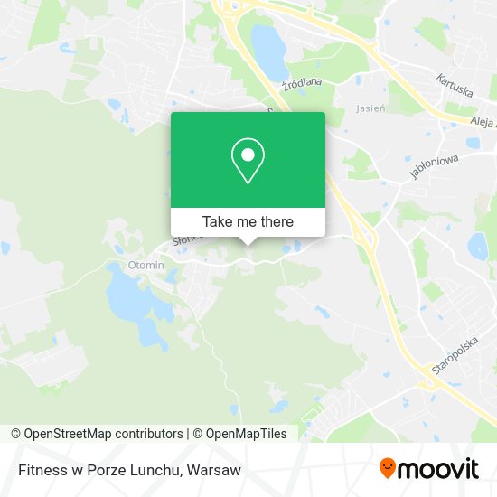 Fitness w Porze Lunchu map