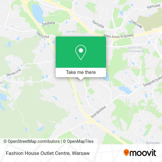 Fashion House Outlet Centre map