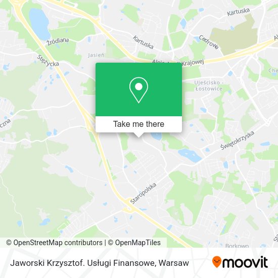 Jaworski Krzysztof. Usługi Finansowe map