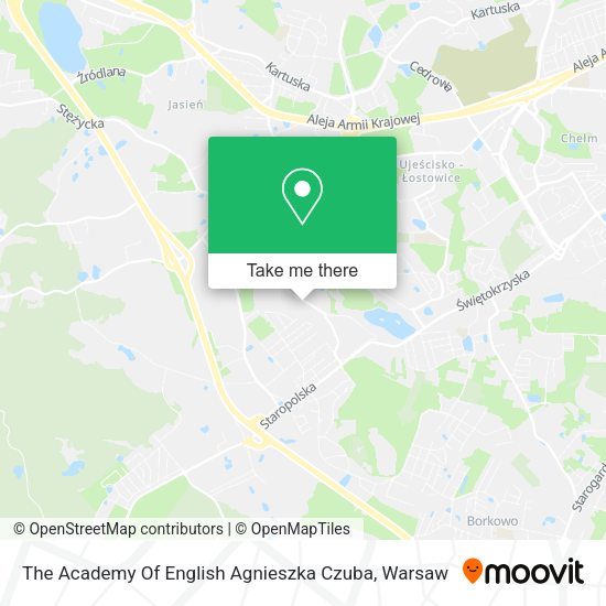 The Academy Of English Agnieszka Czuba map