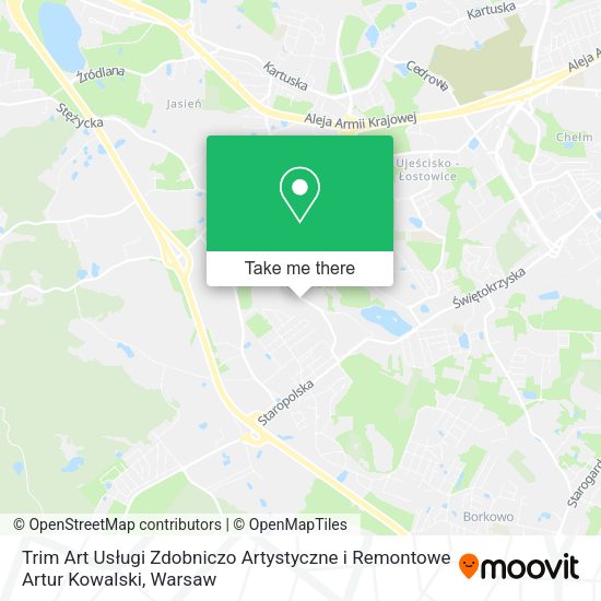 Trim Art Usługi Zdobniczo Artystyczne i Remontowe Artur Kowalski map