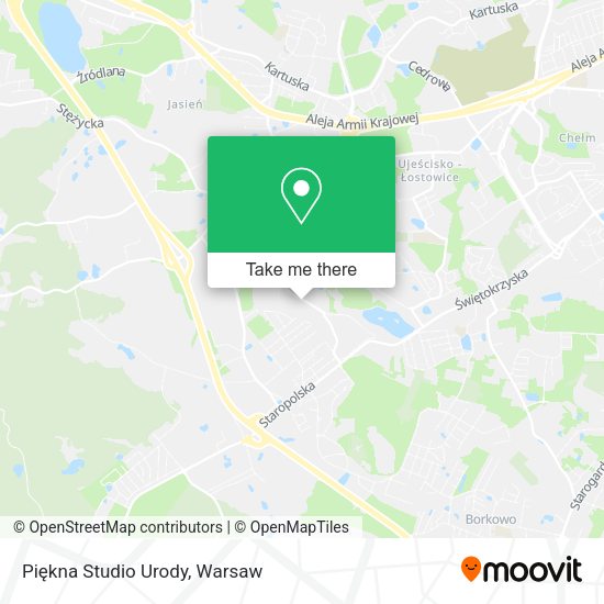 Piękna Studio Urody map