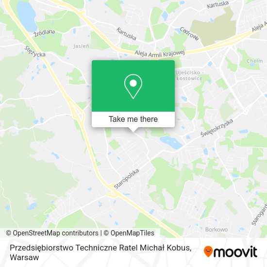 Przedsiębiorstwo Techniczne Ratel Michał Kobus map