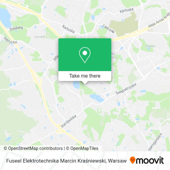 Fuseel Elektrotechnika Marcin Kraśniewski map