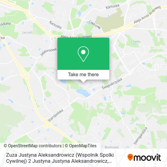 Zuza Justyna Aleksandrowicz (Wspolnik Spolki Cywilnej) 2 Justyna Justyna Aleksandrowicz map