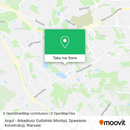 Argul - Arkadiusz Gulbiński Montaż, Spawanie Konstrukcji map