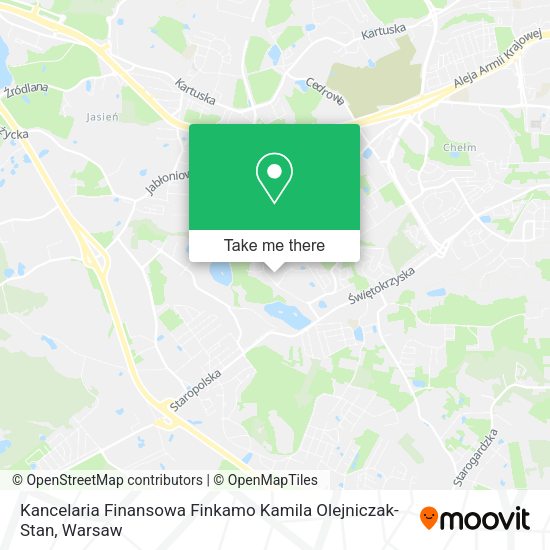 Kancelaria Finansowa Finkamo Kamila Olejniczak-Stan map