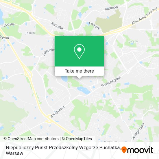 Niepubliczny Punkt Przedszkolny Wzgórze Puchatka map