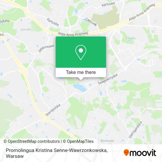 Promolingua Kristina Senne-Wawrzonkowska map