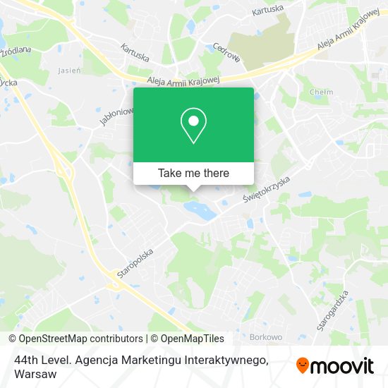 Карта 44th Level. Agencja Marketingu Interaktywnego