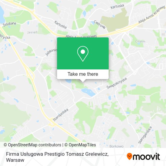 Firma Usługowa Prestigio Tomasz Grelewicz map