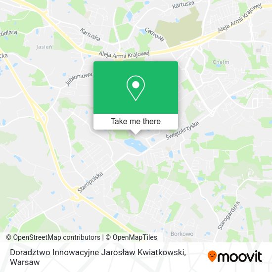 Doradztwo Innowacyjne Jarosław Kwiatkowski map